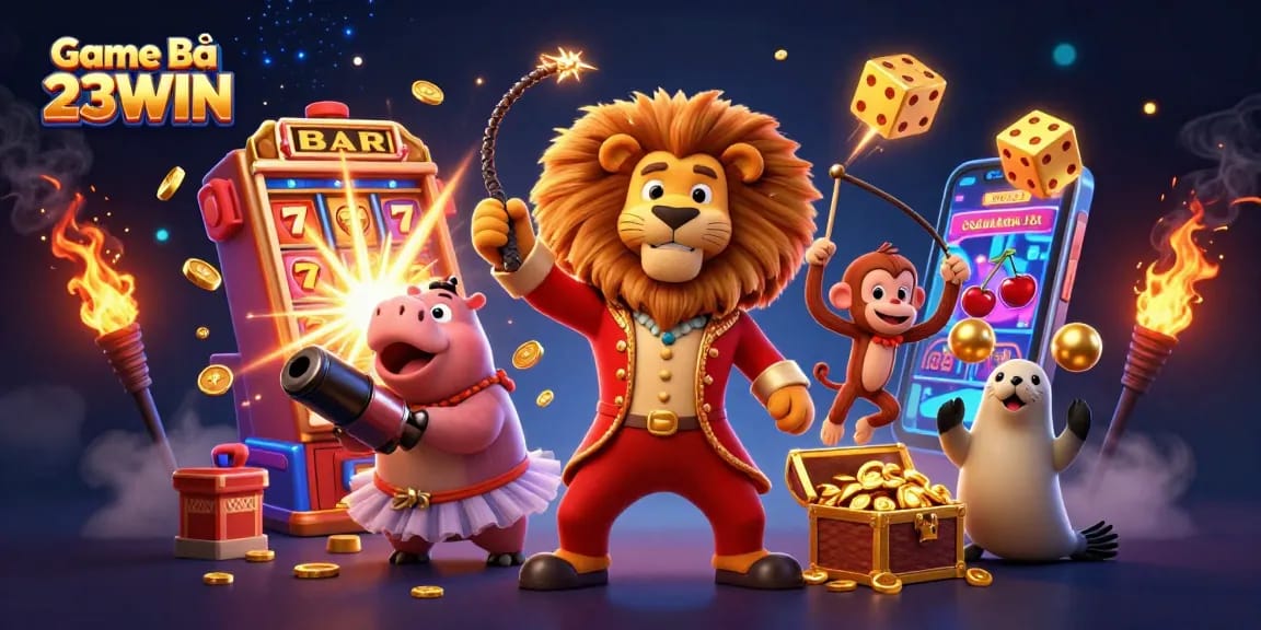 Experience thrilling moments with Game Bài 23WIN, featuring diverse gambling games and exciting win opportunities.