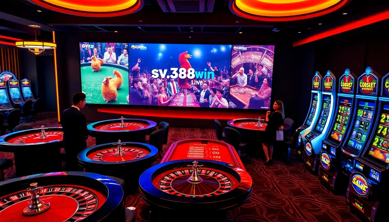 Engage in the excitement of sv388win.live with thrilling live cockfighting and casino games.