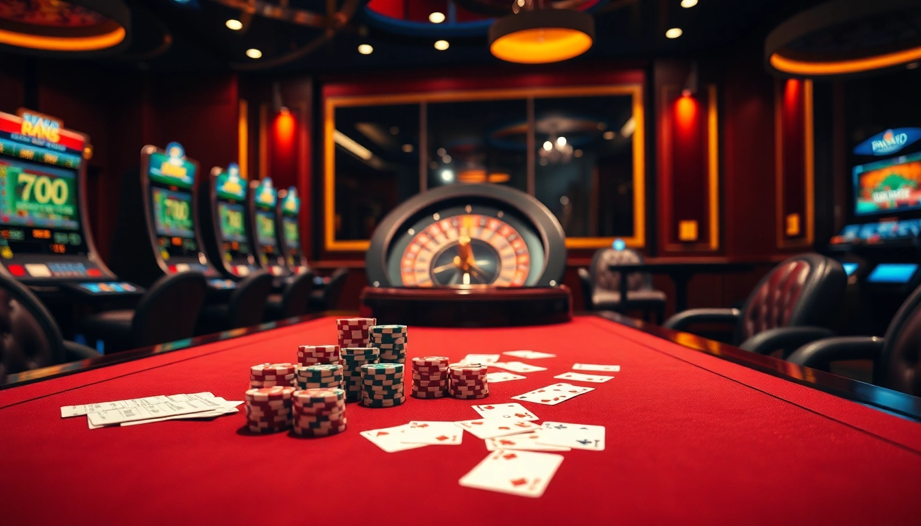 Gamble at SV88s.pro with an exciting casino scene featuring poker chips and a roulette wheel.