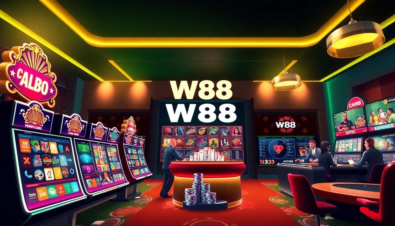 Experience the thrilling online casino atmosphere at w88.nyc with vibrant games and live betting options.