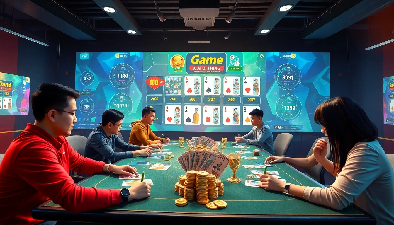 Experience thrilling online card games like Tiến Lên and Phỏm at gamebaidoithuong.com.vc with real money rewards.