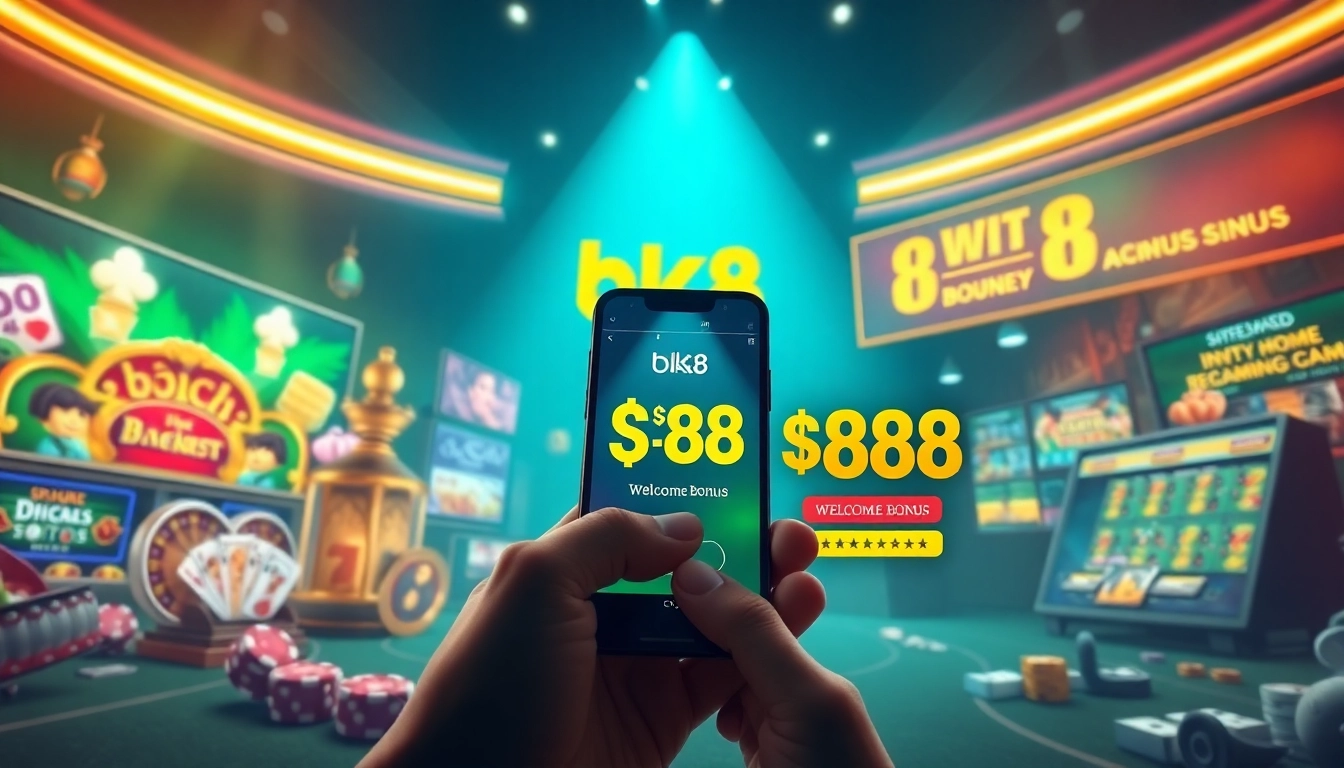The engaging BK860S online gambling platform features vibrant games and a welcoming $888 bonus.