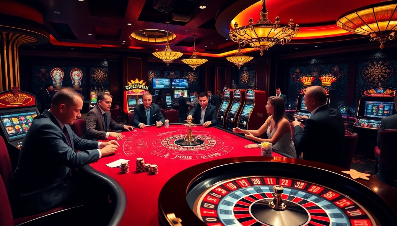 Experience thrilling gameplay at https://xx88.boats/ with vibrant casino tables and excited players.